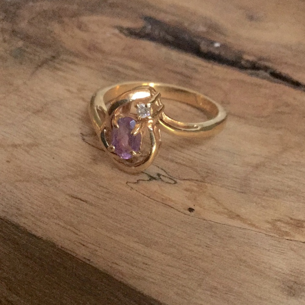 Cocktail party costume ring jewelry boho festival cowgirl rodeo chic gold tone